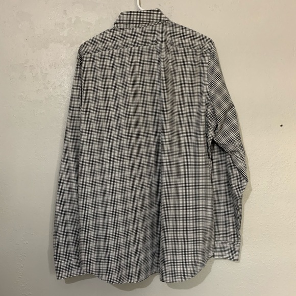 NWOT Express Long Sleeves Shirt Black & White L - Picture 2 of 4